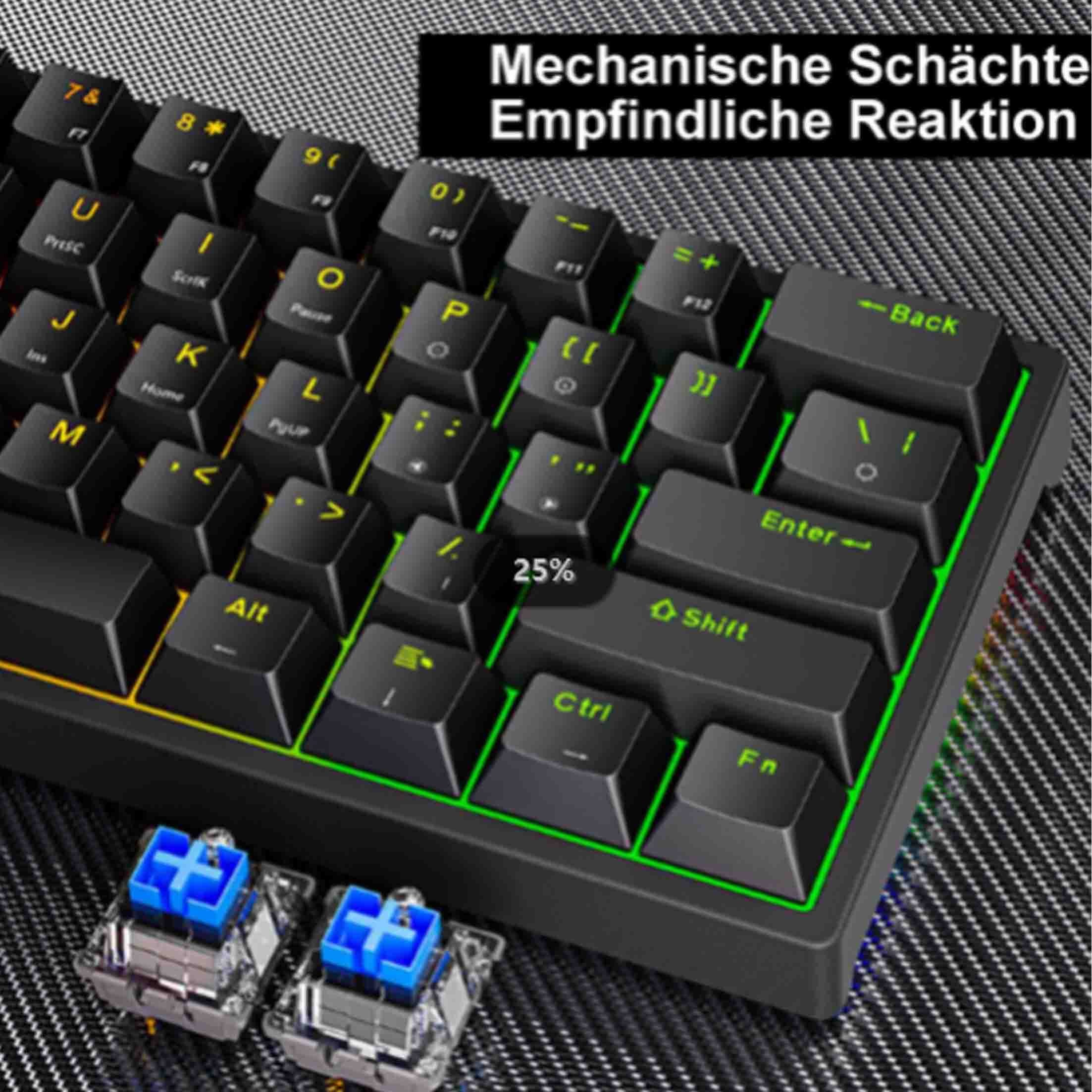 Mechanische Tastatur, Gaming-Tastatur, kabelgebundene Tastatur || Mechanical Keyboard, Gaming Keyboard, Wired Keyboard