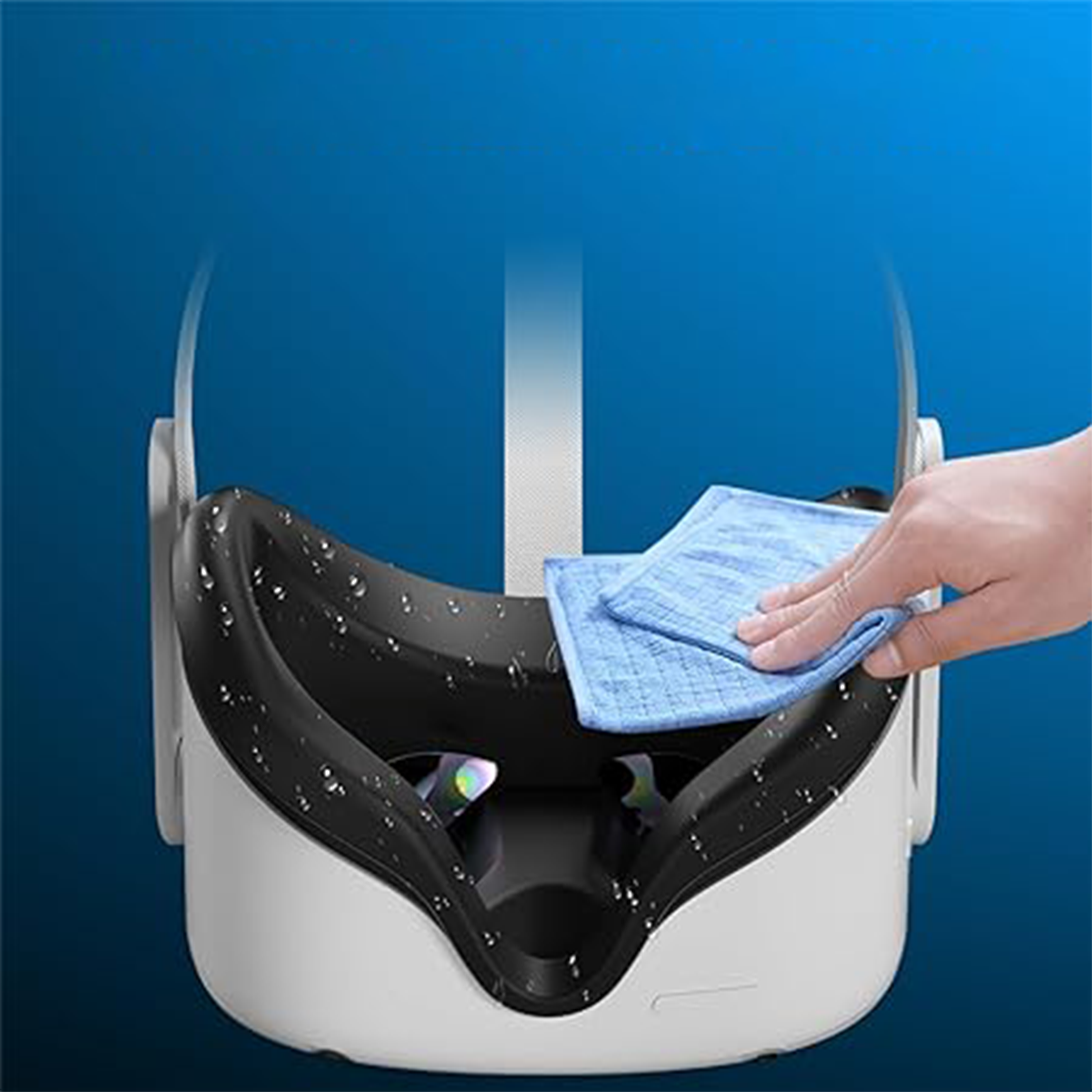 TEKOO VR-Zubehör, VR-Maske – Anti-Rutsch, Anti-Leckage (kompatibel mit Meta Quest 3) || TEKOO VR Accessories, VR Mask – Anti-Slip, Anti-Leakage (Compatible with Meta Quest 3)