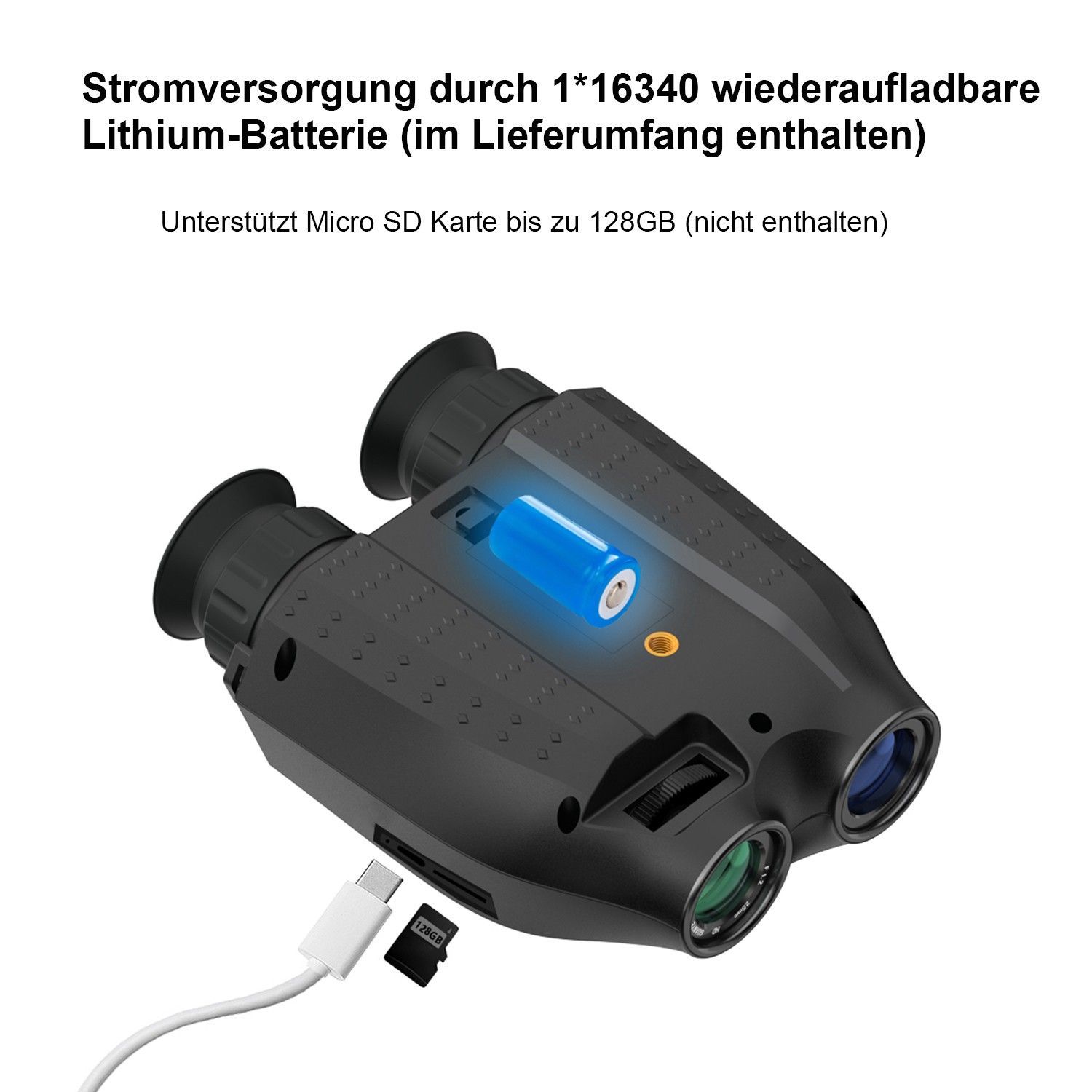 TEKOO Ferngläser, Nachtsichtgeräte, am Kopf montierte Ferngläser || TEKOO binoculars, night vision devices, head-mounted binoculars