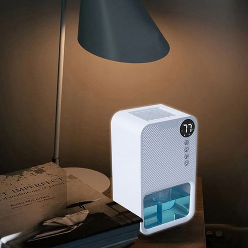 TEKOO Haushalts-Luftentfeuchter, Luftentfeuchter, 1100 ml, Weiß