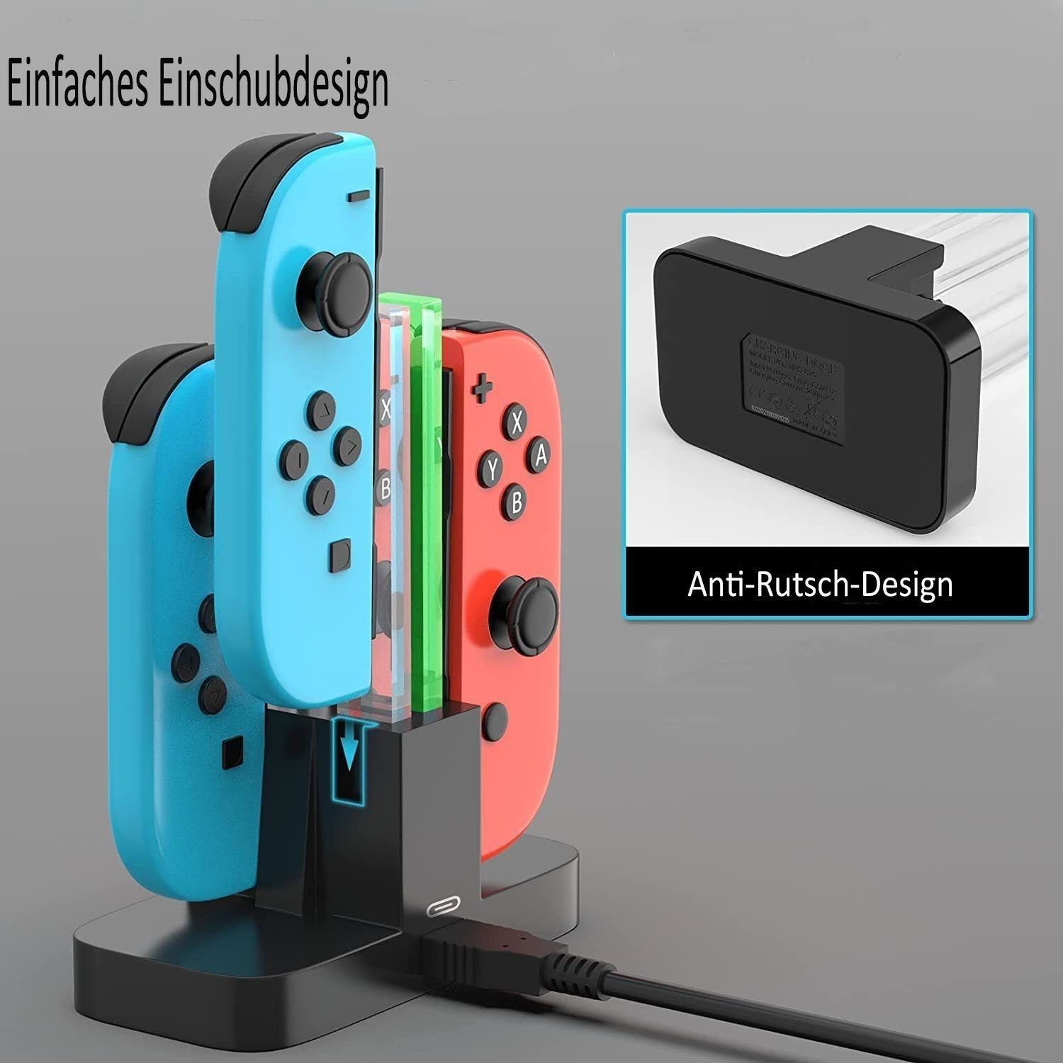 TEKOO Switch-Controller, Ladestation - LED-Anzeige, kompatibel || TEKOO Switch Controller, Charging Station - LED Indicator, Compatible