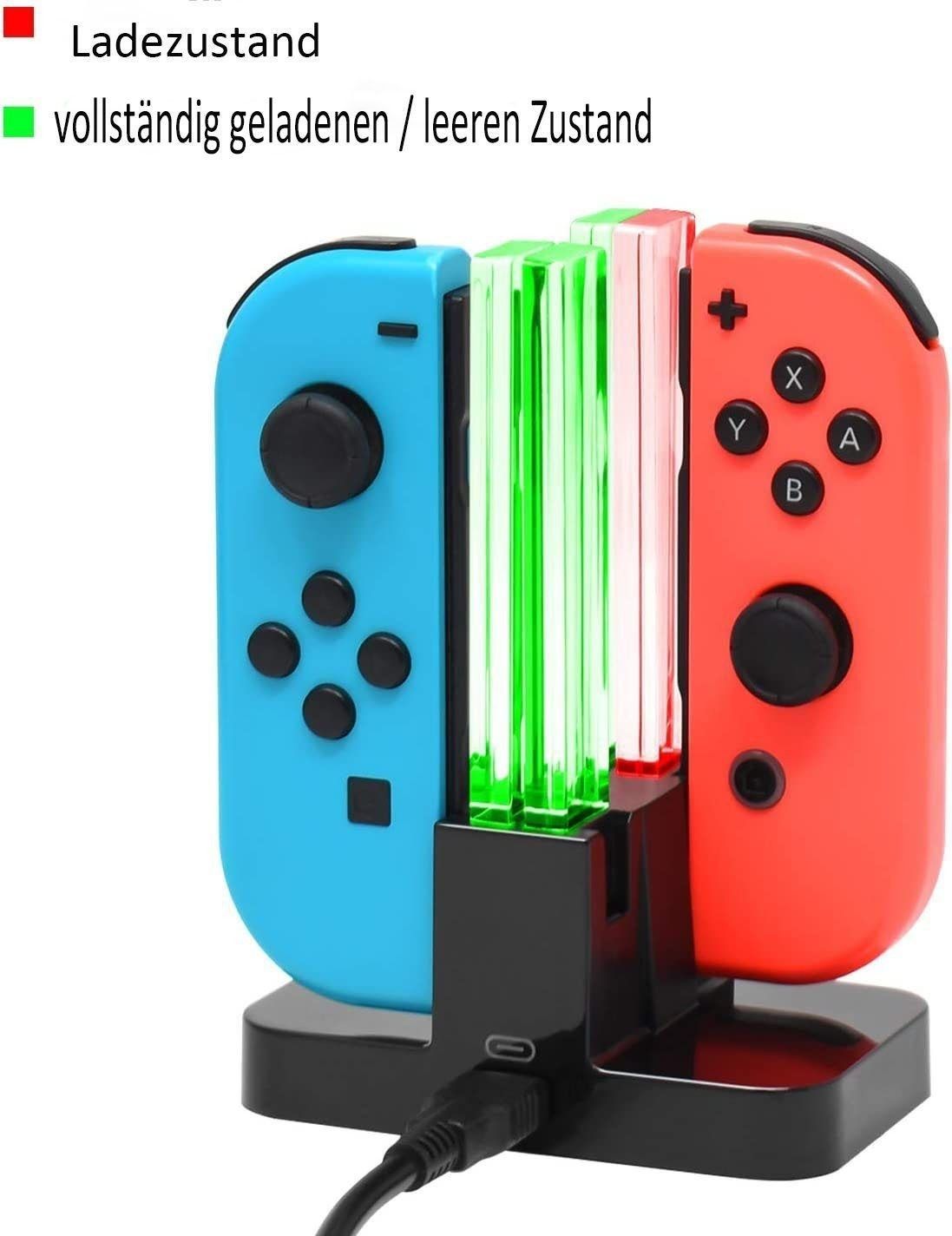 TEKOO Switch-Controller, Ladestation - LED-Anzeige, kompatibel || TEKOO Switch Controller, Charging Station - LED Indicator, Compatible