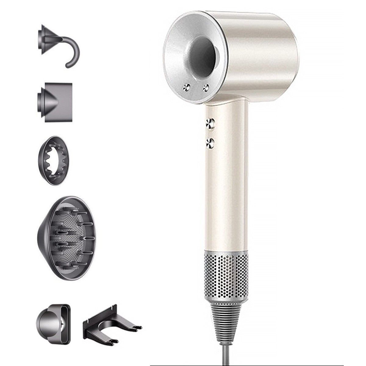 TEKOO Haartrockner, Ionen Haartrockner, Bürstenloser Haartrockner, Temperaturregelung || TEKOO Hair Dryer, Ion Hair Dryer, Brushless Hair Dryer, Temperature Control