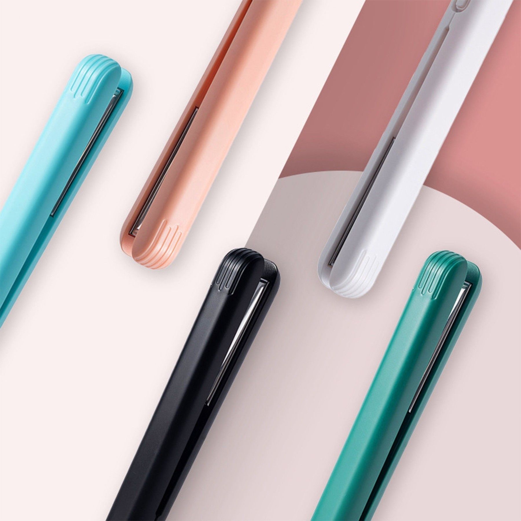 TEKOO Mini-Lockenstab: 2-in-1, USB-Lockenwickler, Haarglätter, Tragbar || TEKOO Mini Curling Iron: 2-in-1, USB Hair Curler, Hair Straightener, Portable