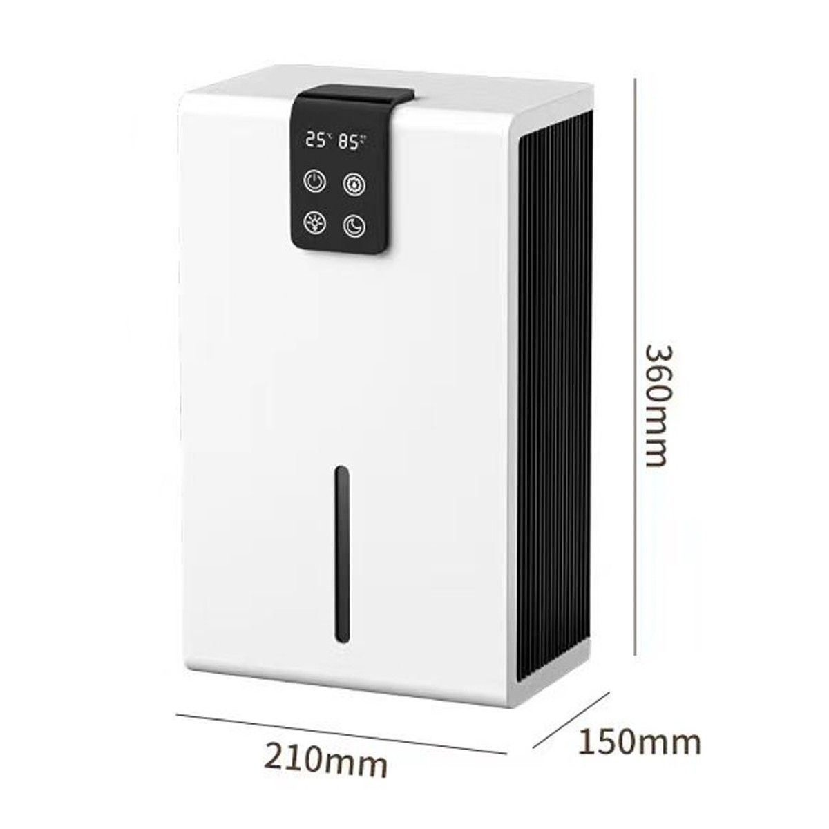 TEKOO Luftentfeuchter, Heimentfeuchter, Raumentfeuchter, (90W, LCD, 35dB Schlafmodus) ||  TEKOO Dehumidifier, Home Dehumidifier, Room Dehumidifier, (90W, LCD, 35dB Sleep Mode)