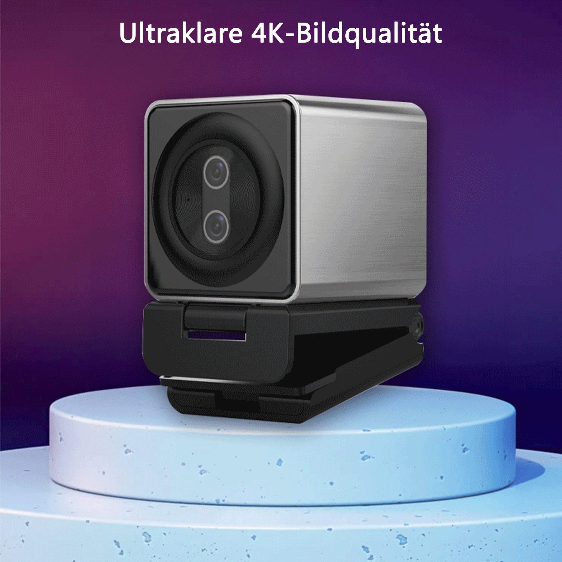 TEKOO Medien-Webcam, 4K, HD, Binokulare Kamera, Smart Keying, Fernbedienungen || TEKOO Media Webcam, 4K, HD, Binocular Camera, Smart Keying, Remote Controls