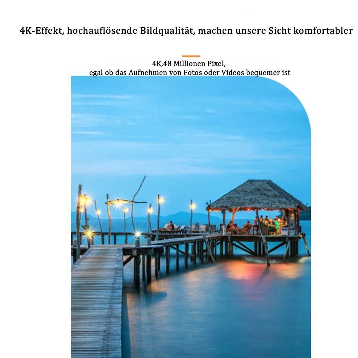 TEKOO 4K Digitalkamera, 48MP Foto, 16x Zoom, Nachtsicht, 3" IPS || TEKOO 4K Digital Camera, 48MP Photo, 16x Zoom, Night Vision, 3" IPS