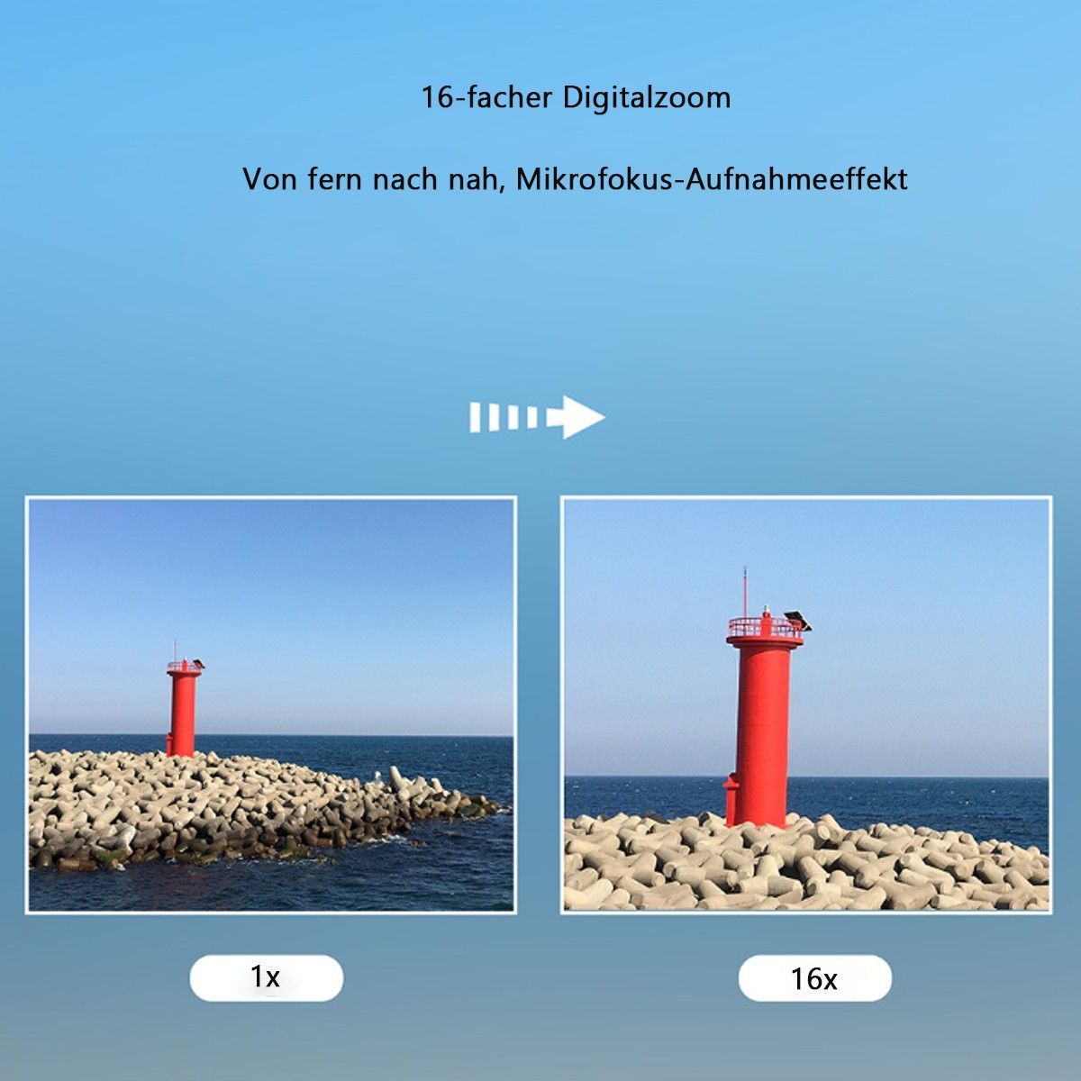 TEKOO Digitalkamera: 44MP Foto, 1080P Video, 16x Zoom, Kompaktkamera, Reisekamera || TEKOO Digital Camera: 44MP Photo, 1080P Video, 16x Zoom, Compact Camera, Travel Camera