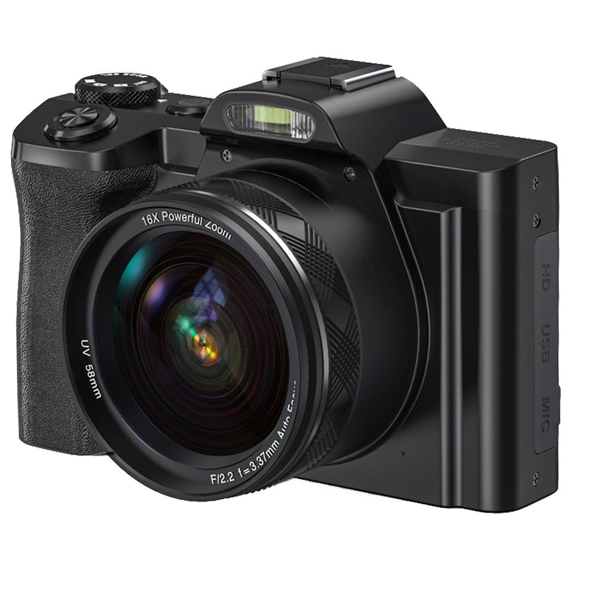 TEKOO 4K Digitalkamera, 48MP, 16x Zoom, WiFi, Blitz, Autofokus || TEKOO 4K Digitalkamera, 48MP, 16x Zoom, WiFi, Blitz, Autofokus