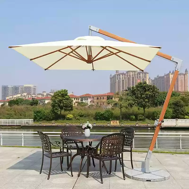 Hängender-Terrassenschirm || Hanging patio umbrella