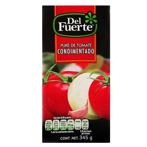 Pur e de Tomate Del Fuerte 345grs