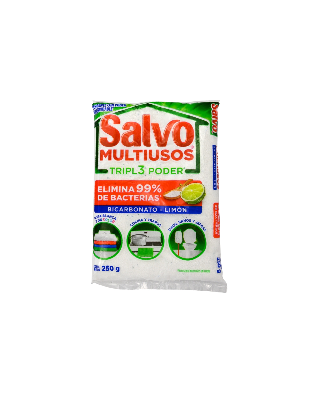 Jabon SALVO Multiusos 250grs (polvo) 
