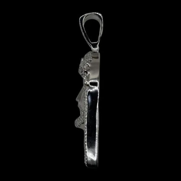 7.5ct 70g Jesus Pendant VVS1 D Moissanite