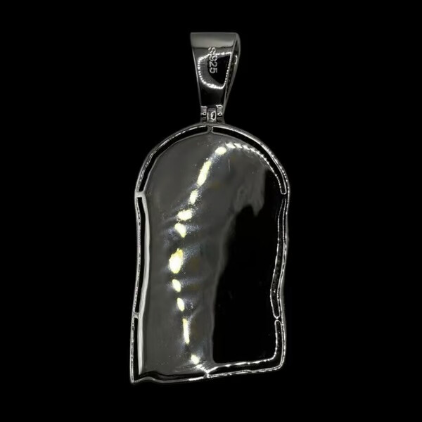 7.5ct 70g Jesus Pendant VVS1 D Moissanite