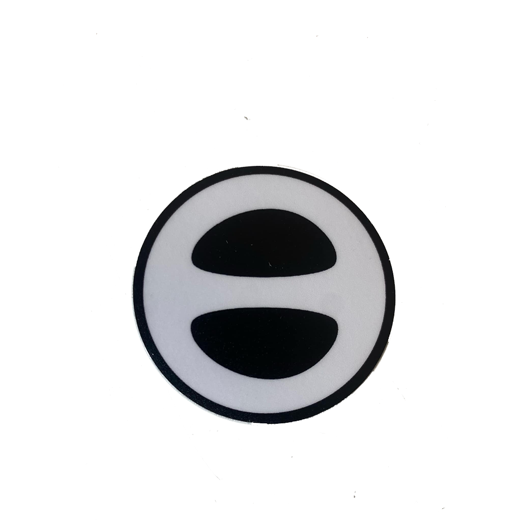 OE Sticker - White & Black