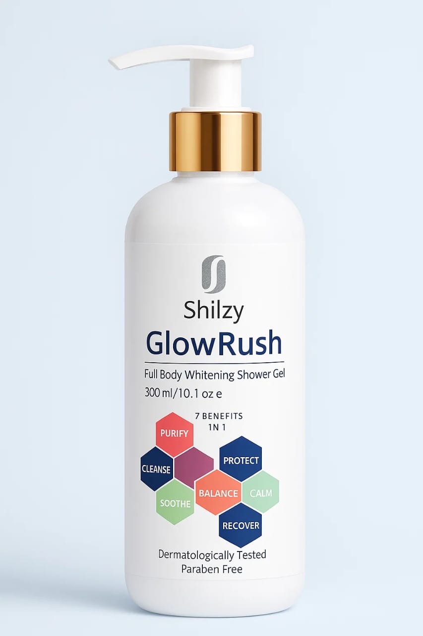 Shilzy GlowRush Full Body Whitening Shower Gel