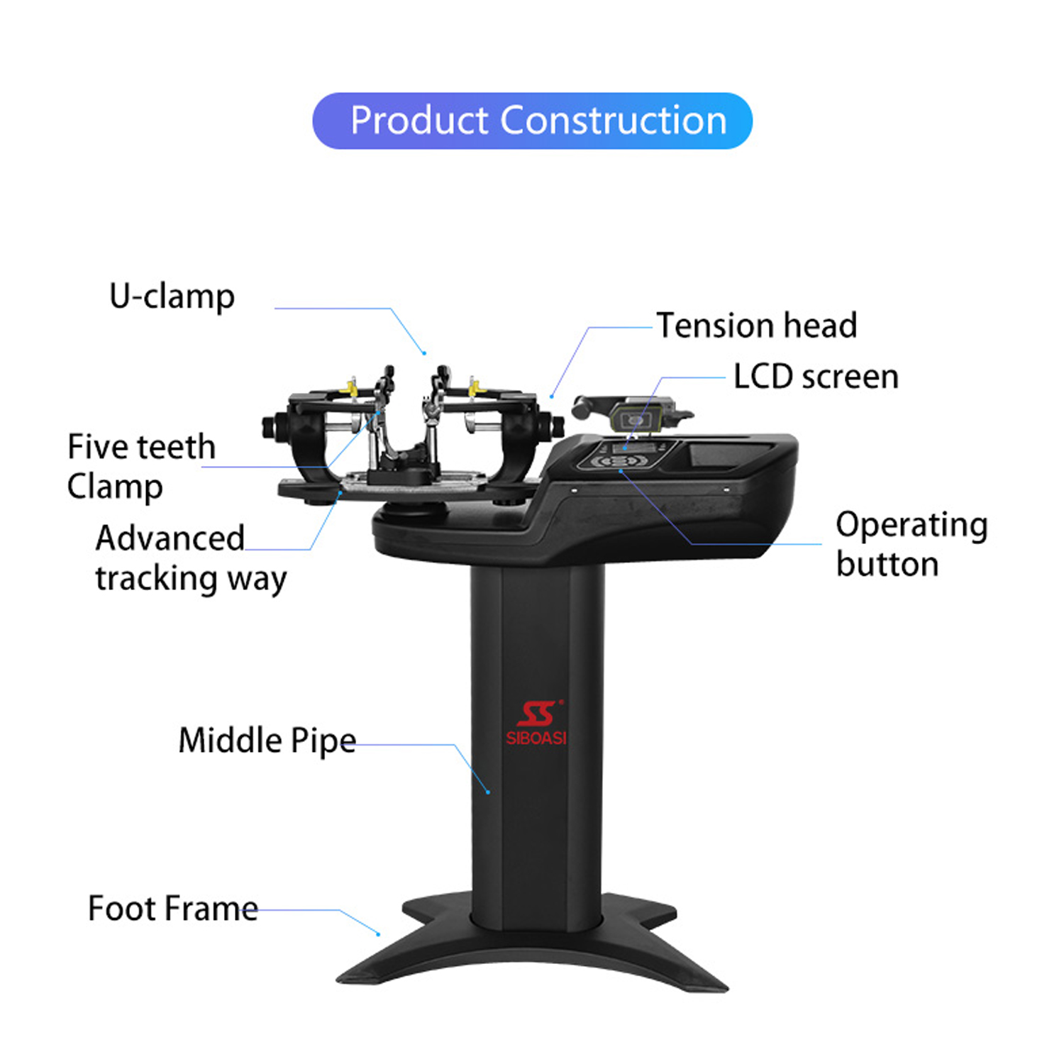 S3169 ELECTRONIC BADMINTON TENNIS RACKET STRING MACHINE