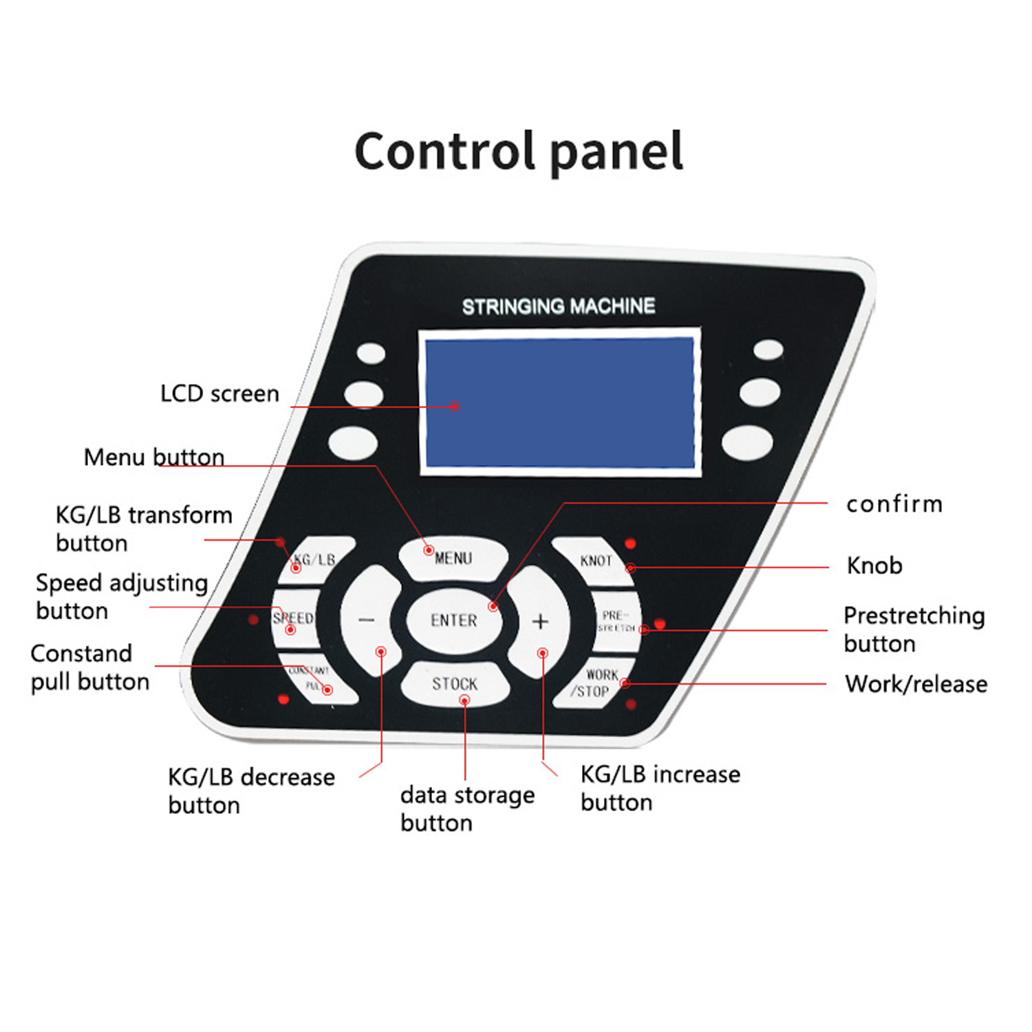S3169 ELECTRONIC BADMINTON TENNIS RACKET STRING MACHINE