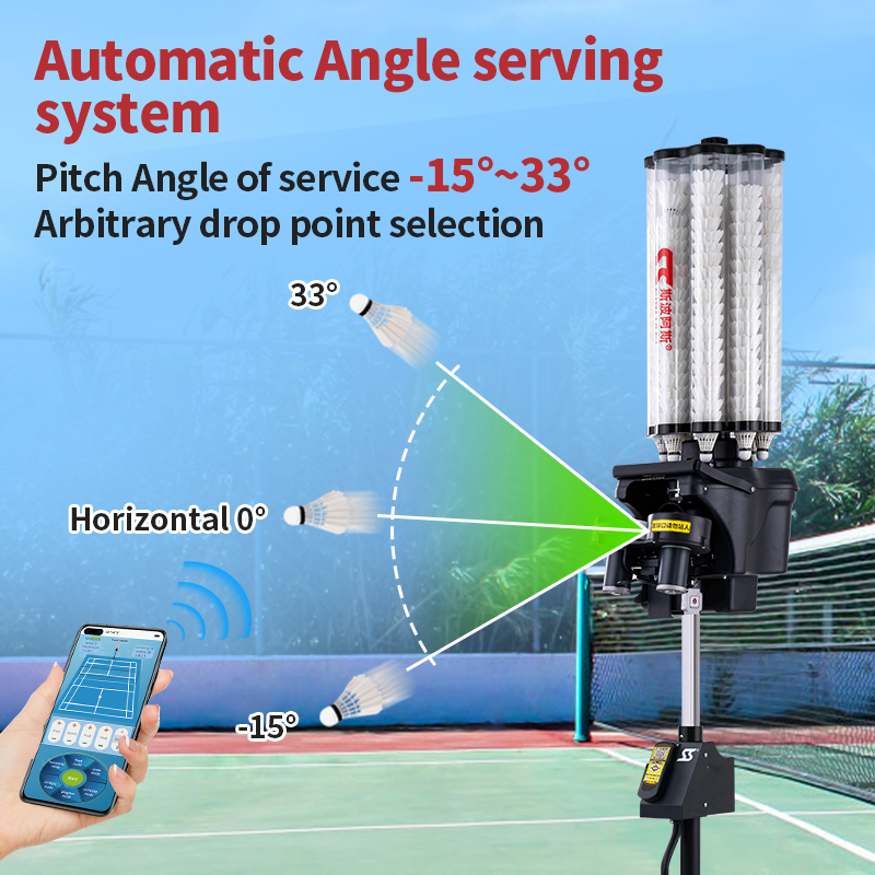 SS SIBOASI Smart Badminton Ball Shooting machine SS-B2300A Equipment
