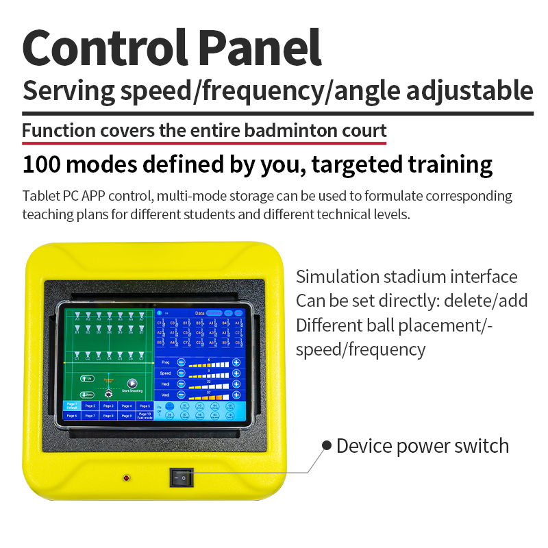 SIBOASI Intelligent Badminton Equipment badminton shooting machine SS-B8025