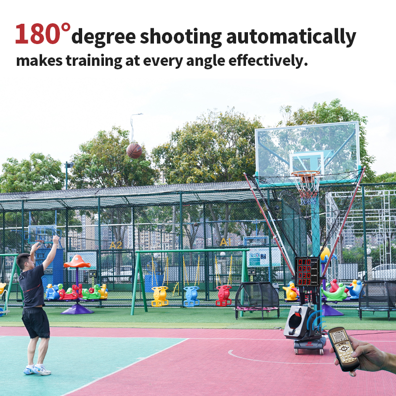 NEW K2100A BASKETBALL REBOUNDING MACHINE WITH SCREEN TO SHOW THE SHOT DATA