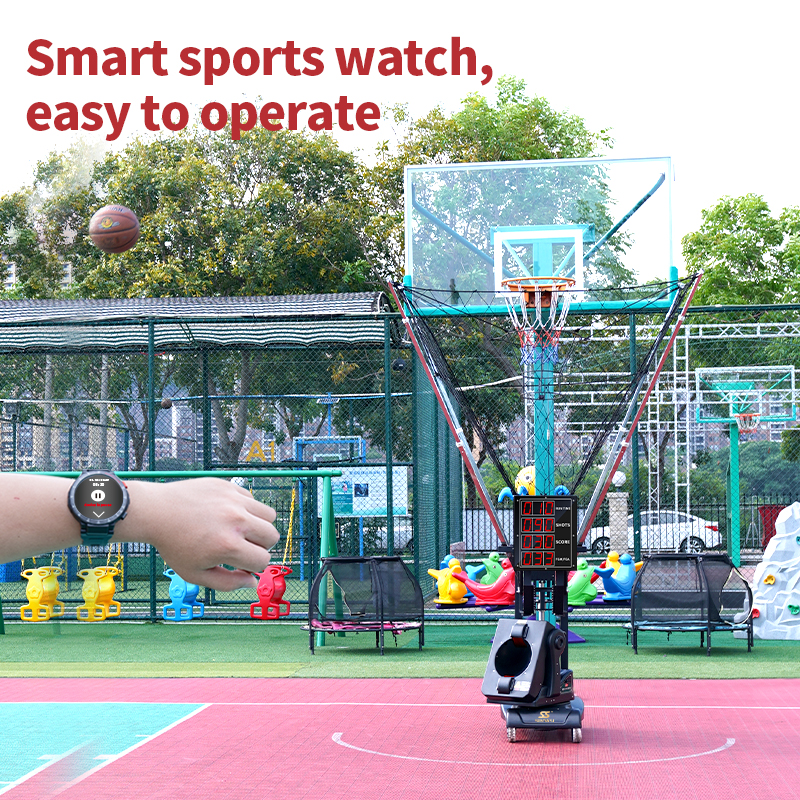 SIBOASI AUTOMATIC BASKETBALL SHOOTING PRACTICE MACHINE K6829