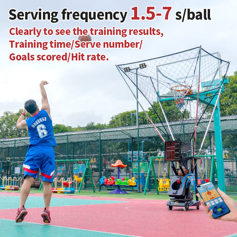 SIBOASI AUTOMATIC BASKETBALL SHOOTING PRACTICE MACHINE K6829