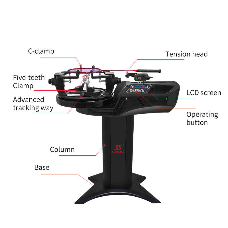 siboasi S2169U ELECTRONIC BADMINTON TENNIS RACKET STRING MACHINE