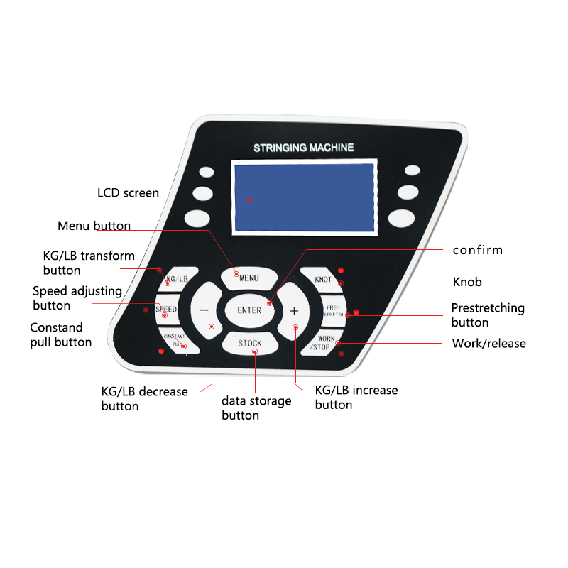 siboasi S2169U ELECTRONIC BADMINTON TENNIS RACKET STRING MACHINE