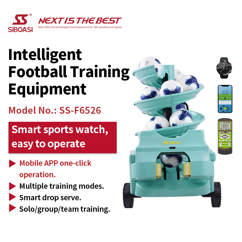 SIBOASI F6526 FOOTBALL SOCCER THROWING MACHINE