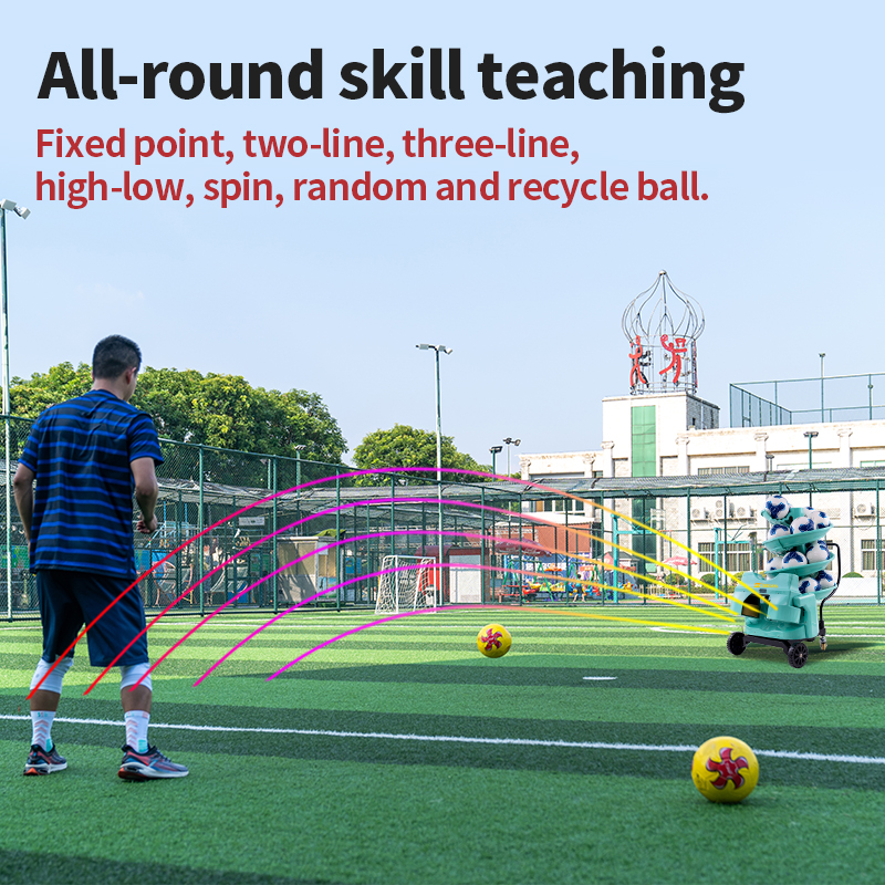 SIBOASI F6526 FOOTBALL SOCCER THROWING MACHINE