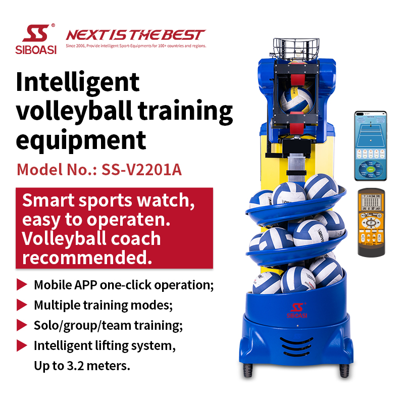 SIBOASI SS-V2201A VOLLEYBALL TRAINING MACHINE EQUIPMENT APP MODEL