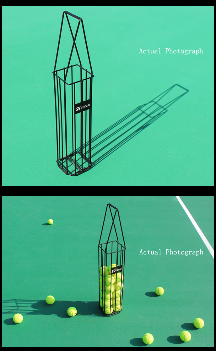 SIBOASI Tennis Ball Hopper Basket S401