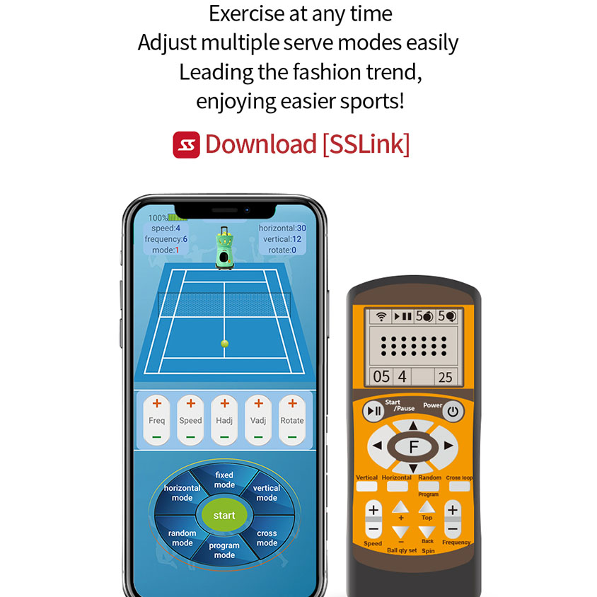 T2303M intelligent tennis ball machine
