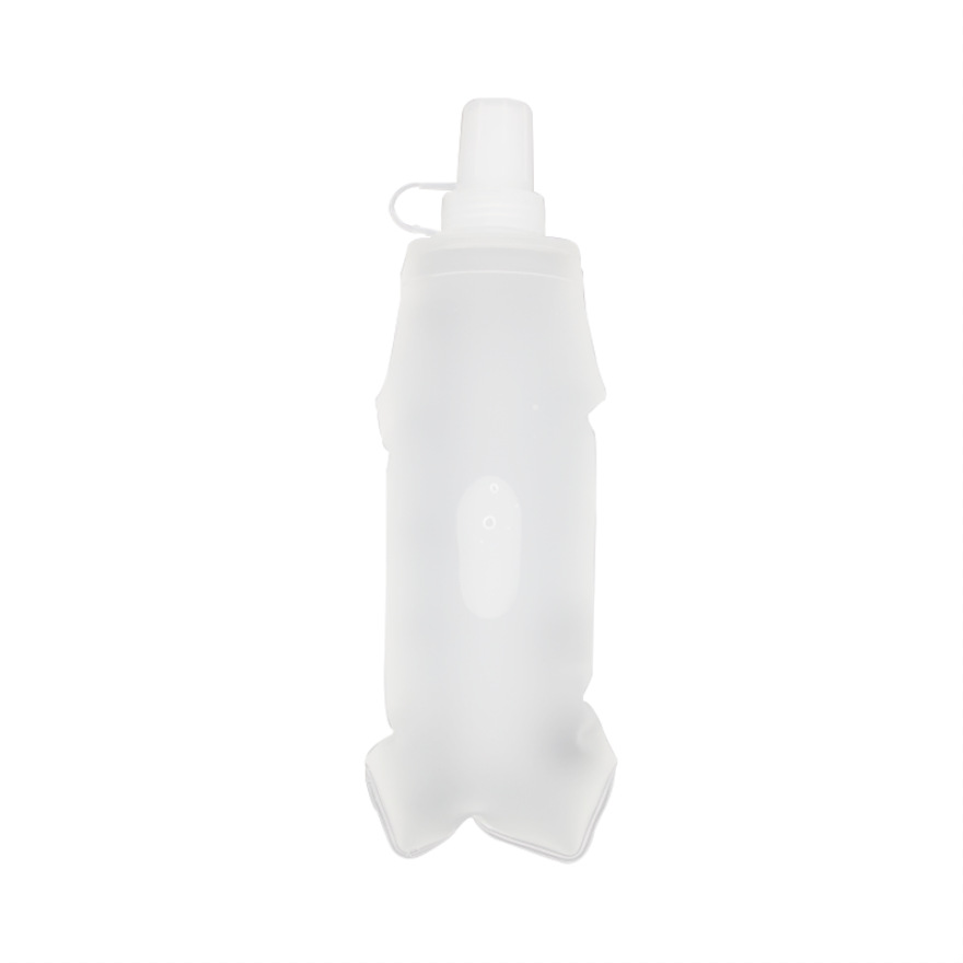 Customizable Portable Soft Water Bottle for Outdoor Sports – TPU Squeeze Foldable Bicycle Running Hiking Water Flask, 150ml/250ml/500ml for Camping & Climbing