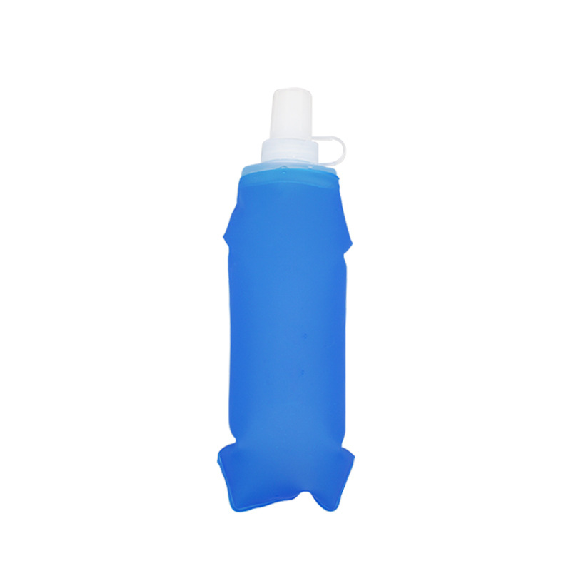 Customizable Portable Soft Water Bottle for Outdoor Sports – TPU Squeeze Foldable Bicycle Running Hiking Water Flask, 150ml/250ml/500ml for Camping & Climbing
