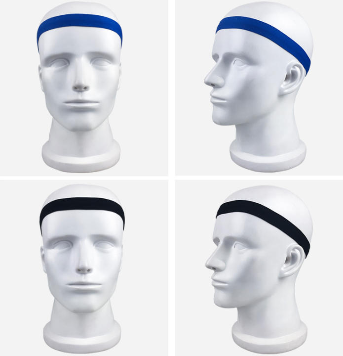 BUYUER Anti-Sweat Silicone Non-Slip Sweatband – Elastic Sports Headband for Men & Women, Outdoor Fitness, Running, Yoga, Basketball, Moisture-Wicking, Breathable & Quick-Dry, Multi-Color
