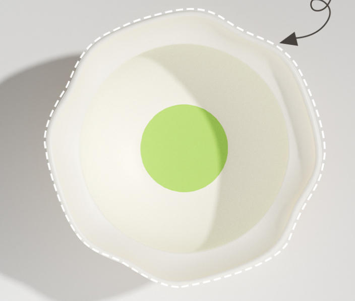 BUYUER Baby Silicone Suction Bowl – Egg Flower Design, Strong Suction Anti-Spill Toddler Training Bowl, Food Grade Microwave Safe, Portable for Travel & Weaning (Yellow/Beige/Green)