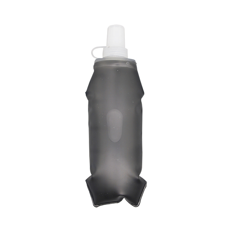 Customizable Portable Soft Water Bottle for Outdoor Sports – TPU Squeeze Foldable Bicycle Running Hiking Water Flask, 150ml/250ml/500ml for Camping & Climbing