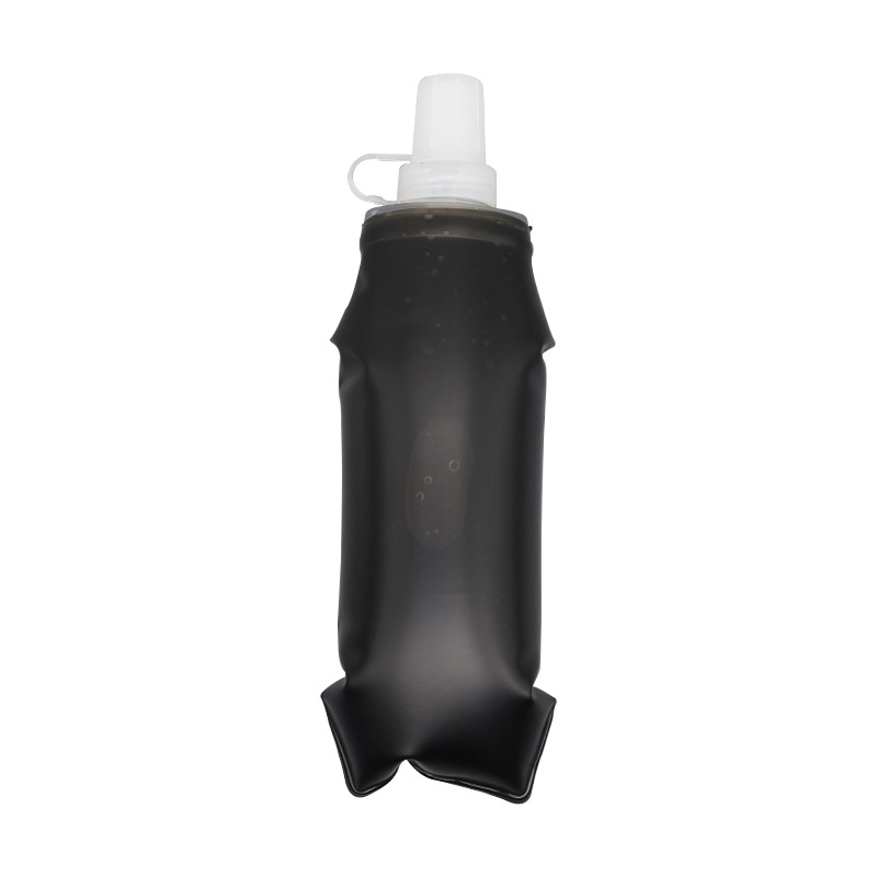 Customizable Portable Soft Water Bottle for Outdoor Sports – TPU Squeeze Foldable Bicycle Running Hiking Water Flask, 150ml/250ml/500ml for Camping & Climbing