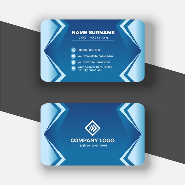 Round Edge Visiting Cards
