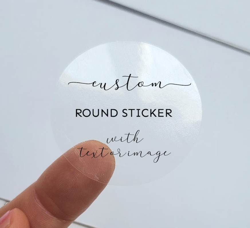 Custom Round Stickers – Your Design, Your Way!