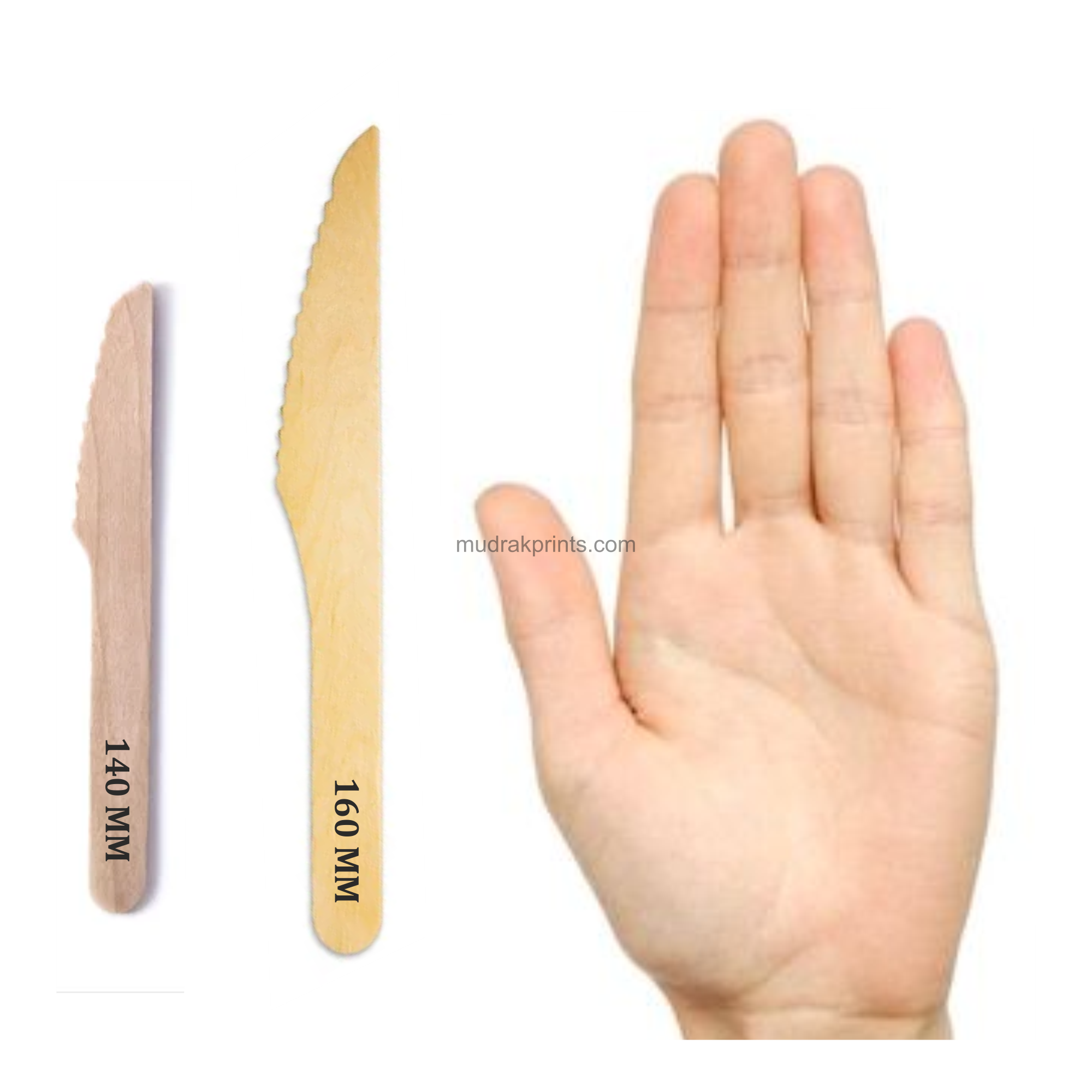 Wooden Knife with Custom Print