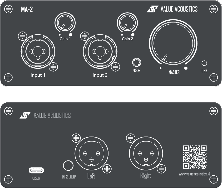 Audio Interface Value Acoustics MA 2