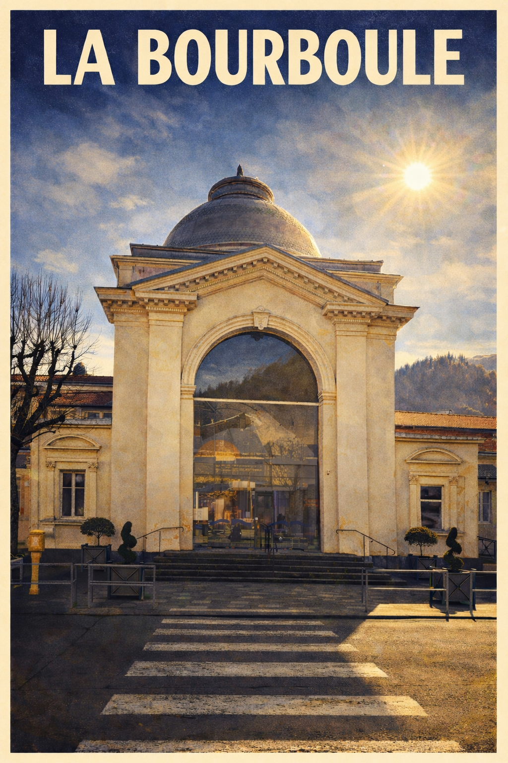 Affiche La Bourboule / Création originale