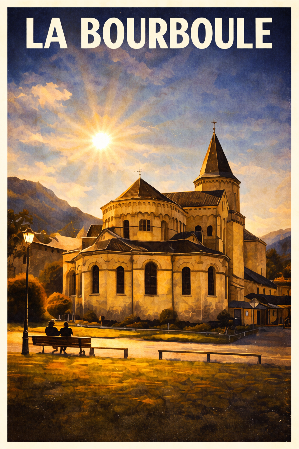 Affiche La Bourboule / Création originale