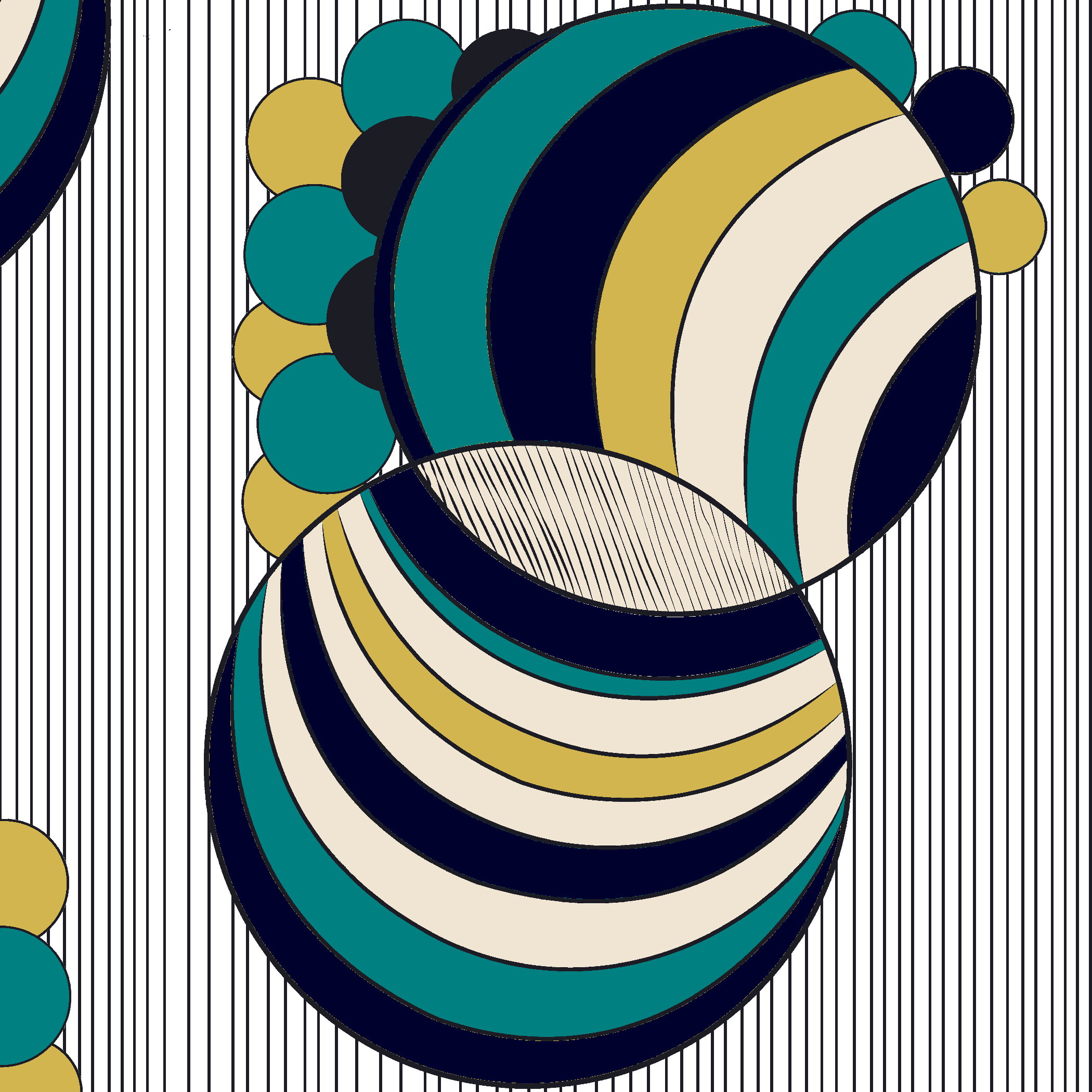 Pop Art Retro Orbs