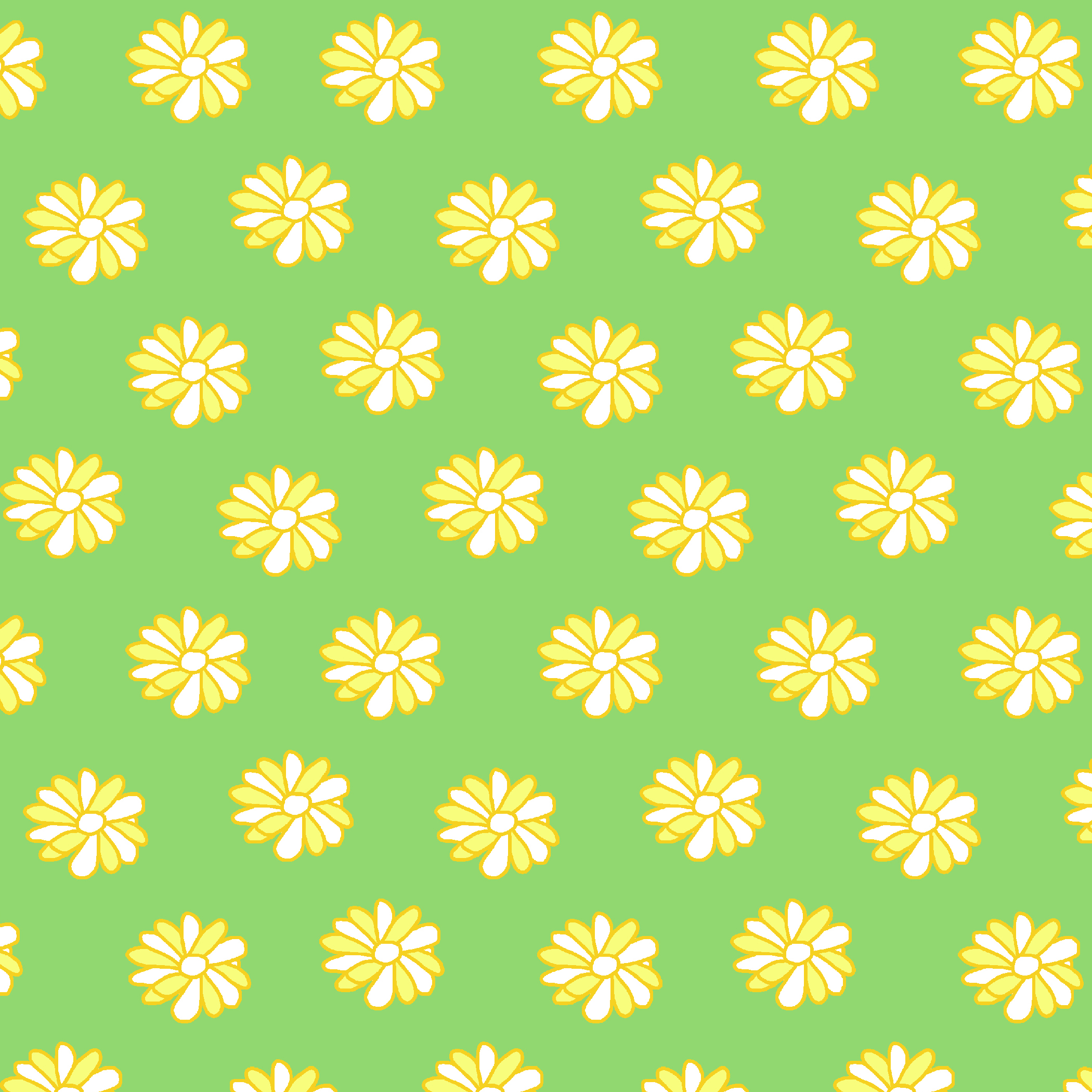 Vibrant Lime Dots