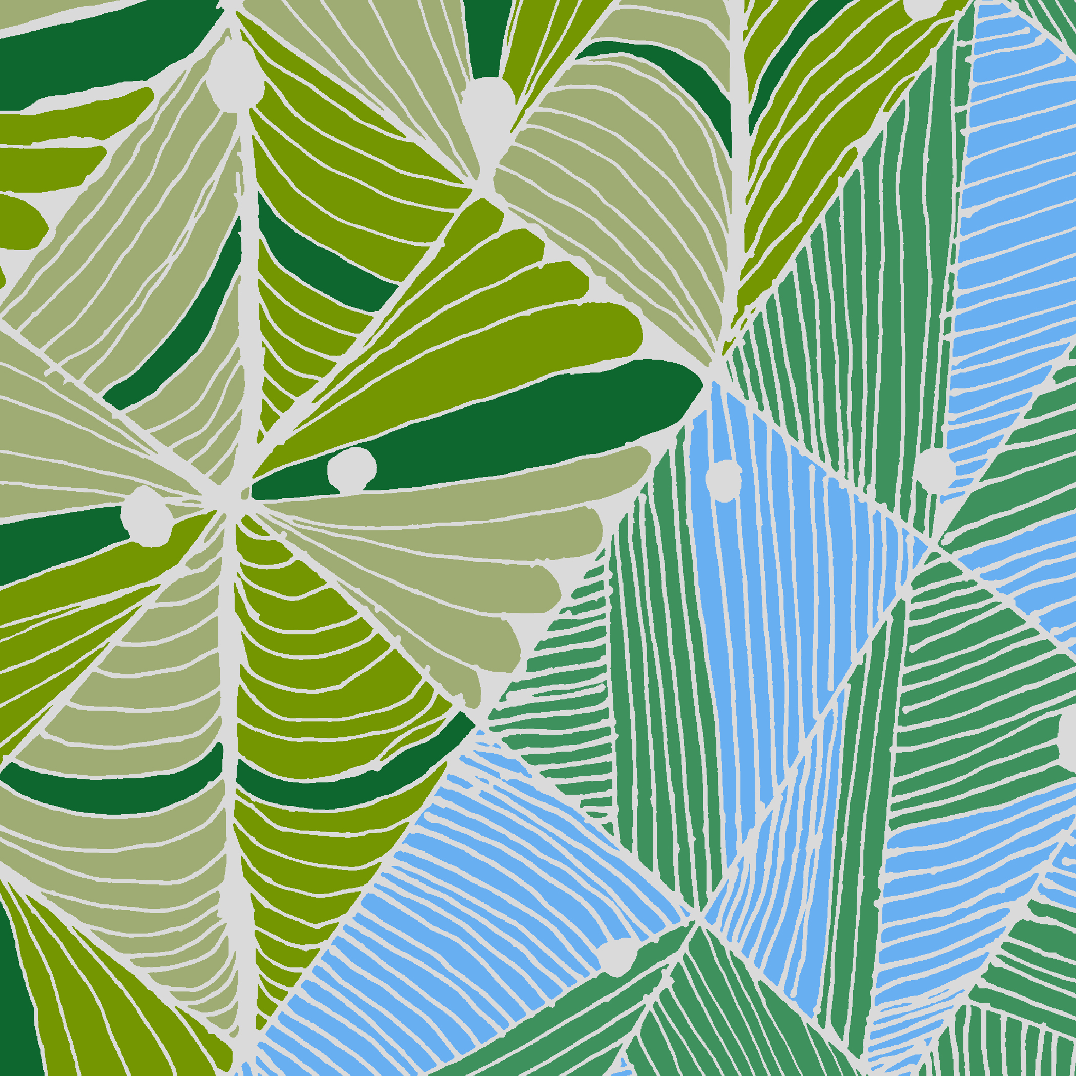 Fractal Foliage – Blue Grove-HTG