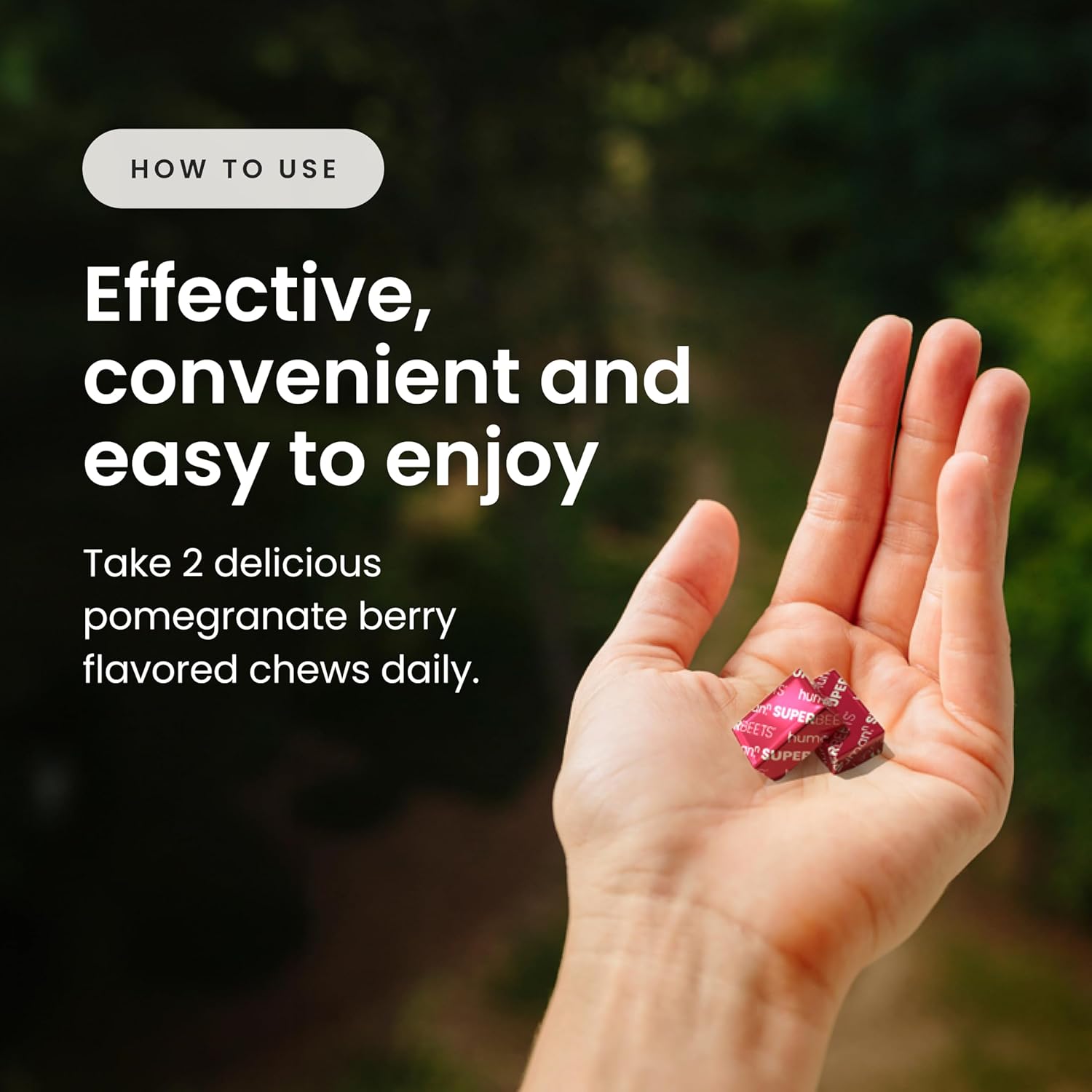 humanN SuperBeets Heart Chews